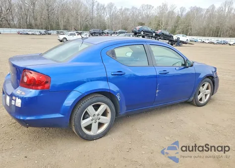2013 Dodge Avenger Se z USA, uszkodzony, nr VIN 1C3CDZAB8DN563865